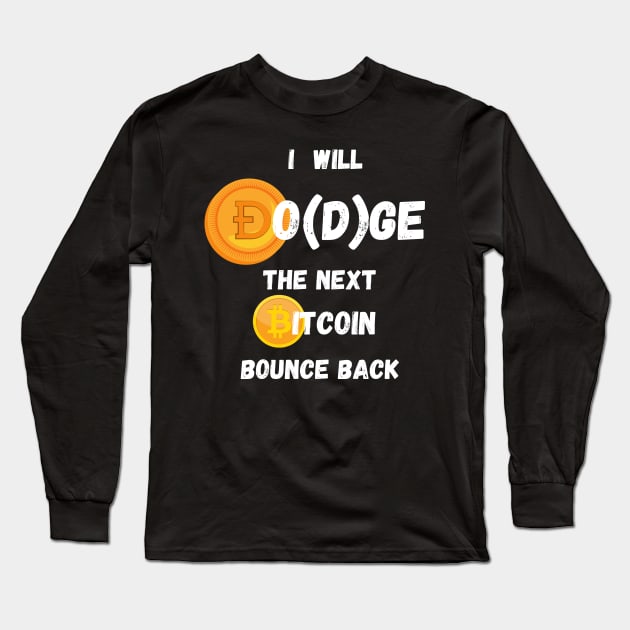 Dogecoin Long Sleeve T-Shirt by maxdax